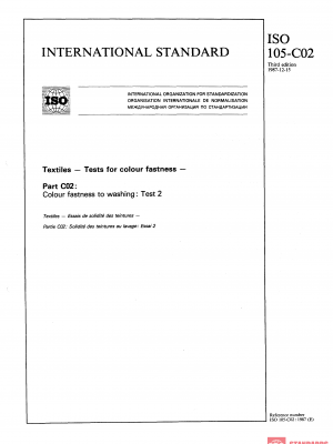 ISO 105-C02:1987 PDF