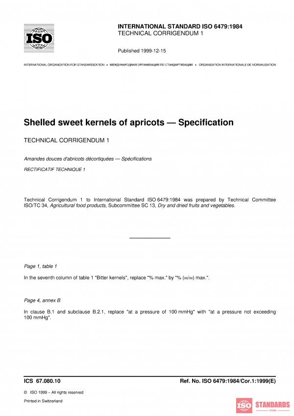 ISO 6479:1984/Cor 1:1999 PDF