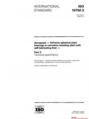 ISO 10792-3:1995 PDF