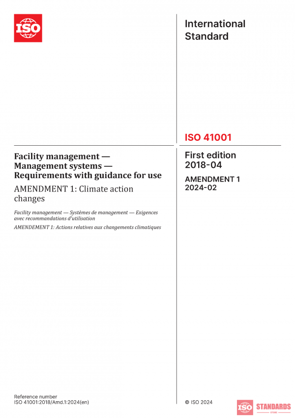 ISO 41001:2018/Amd 1:2024 PDF