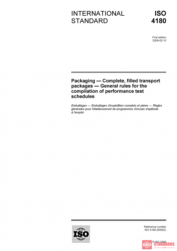 ISO 4180:2009 PDF