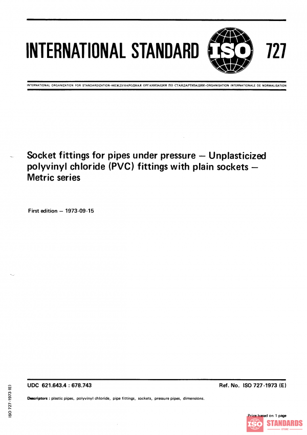 ISO 727:1973 PDF