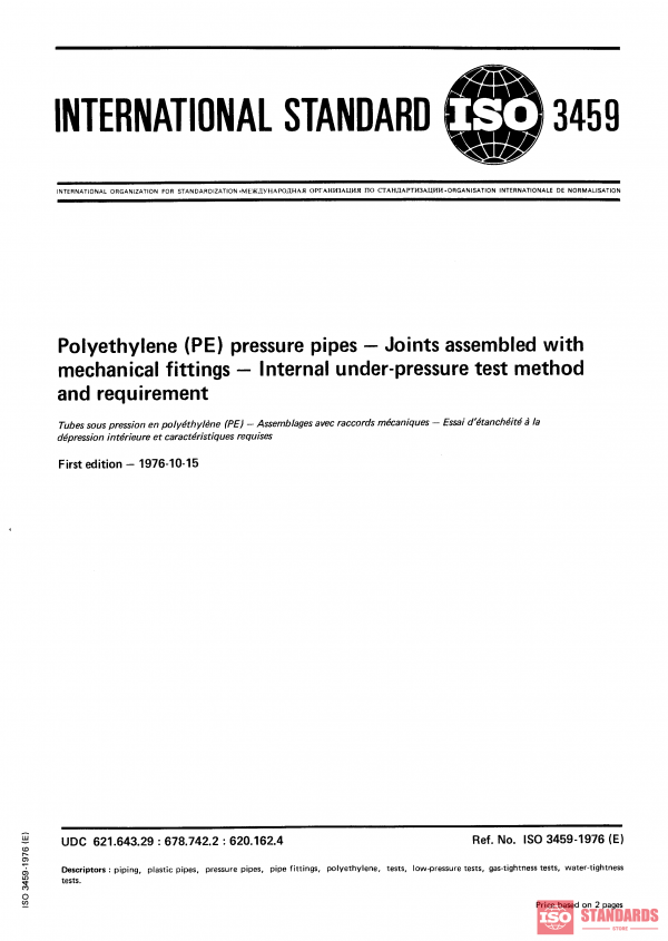 ISO 3459:1976 PDF
