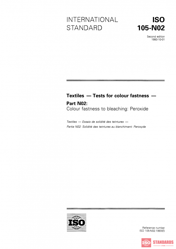 ISO 105-N02:1993 PDF
