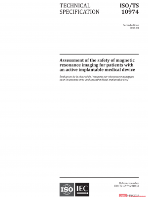 ISO/TS 10974:2018 PDF
