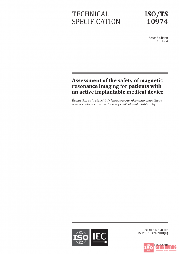 ISO/TS 10974:2018 PDF