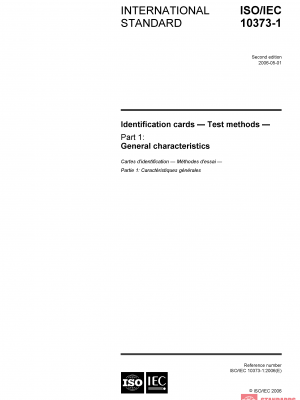 ISO/IEC 10373-1:2006 PDF