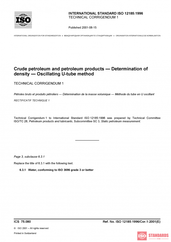 ISO 12185:1996/Cor 1:2001 PDF