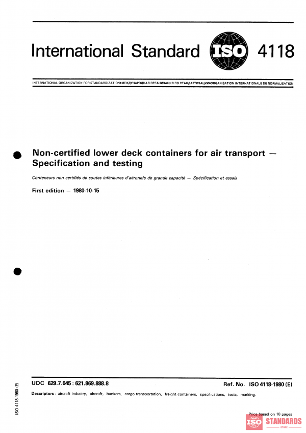 ISO 4118:1980 PDF