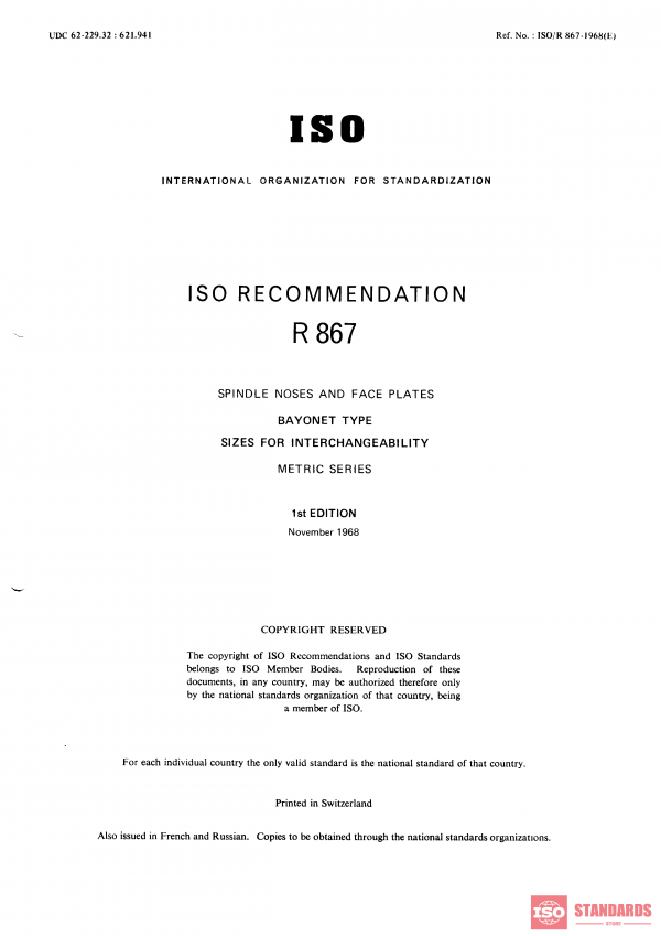 ISO/R 867:1968 PDF