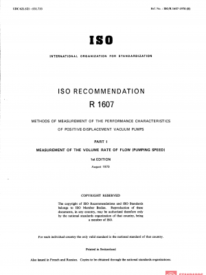 ISO/R 1607:1970 PDF