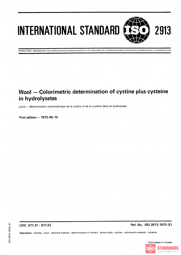 ISO 2913:1975 PDF