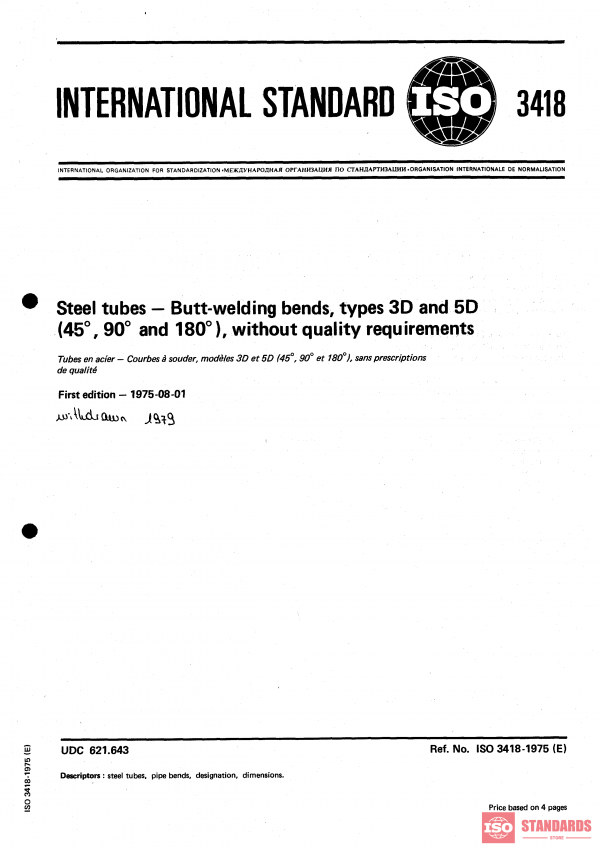 ISO 3418:1975 PDF