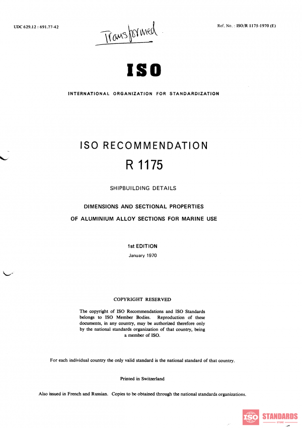 ISO/R 1175:1970 PDF