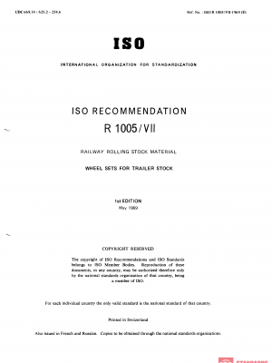 ISO/R 1005-7:1969 PDF
