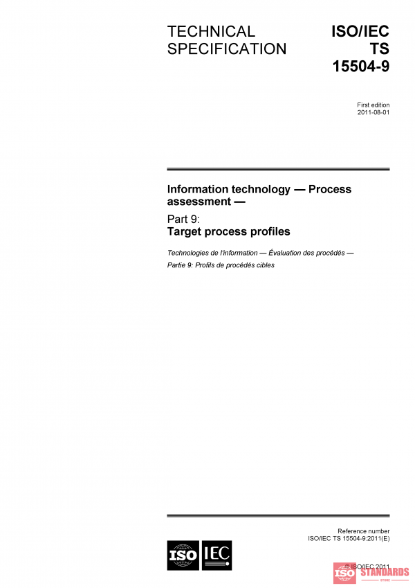 ISO/IEC TS 15504-9:2011 PDF