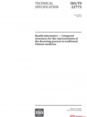 ISO/TS 22773:2019 PDF