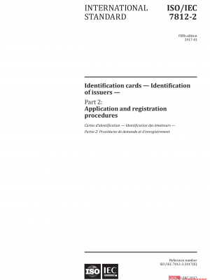 ISO/IEC 7812-2:2017 PDF