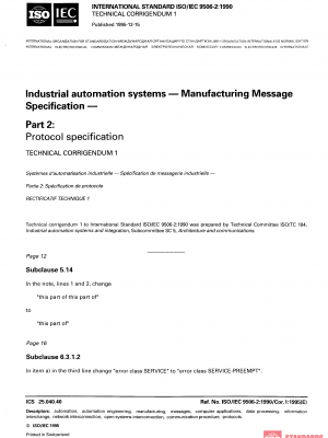 ISO/IEC 9506-2:1990/Cor 1:1995 PDF