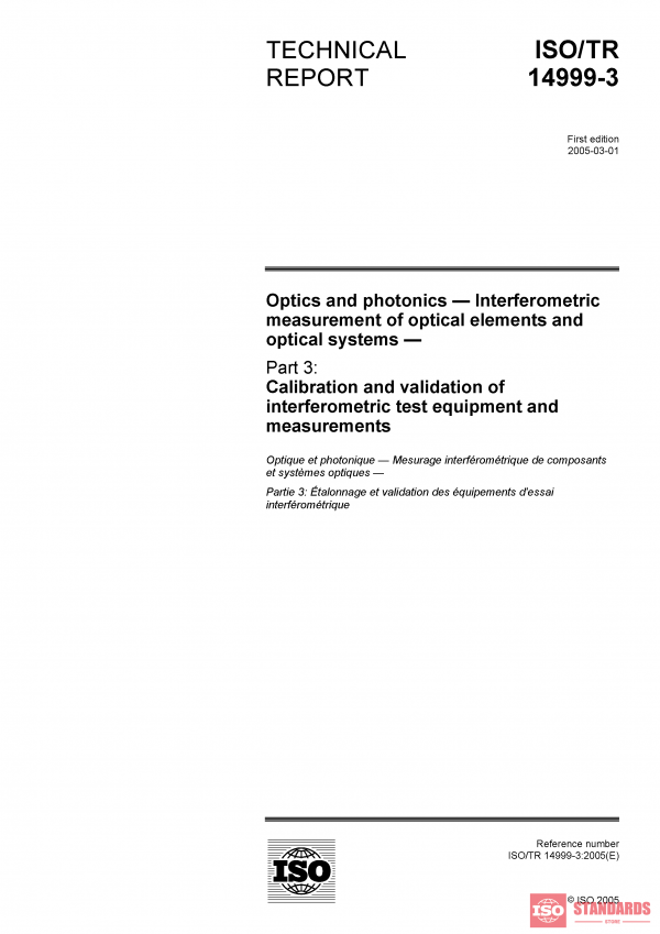 ISO/TR 14999-3:2005 PDF