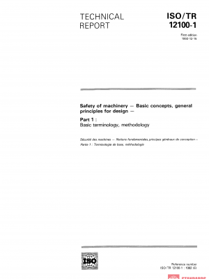 ISO/TR 12100-1:1992 PDF