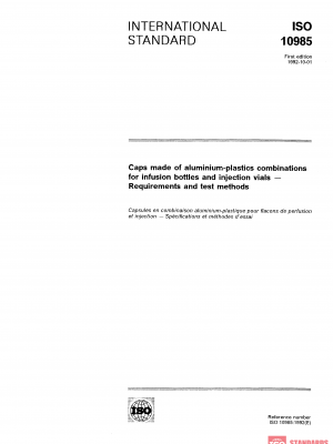 ISO 10985:1992 PDF