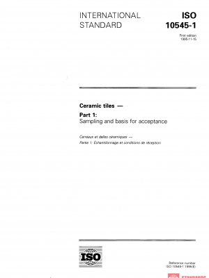 ISO 10545-1:1995 PDF