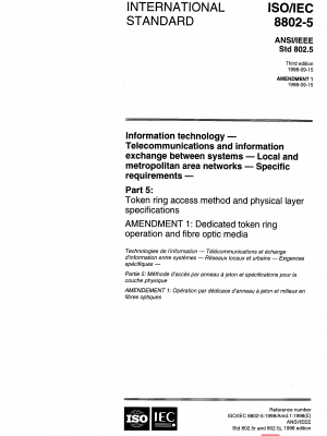 ISO/IEC 8802-5:1998/AMD1:1998 PDF