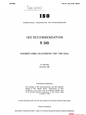 ISO/R 349:1963 PDF