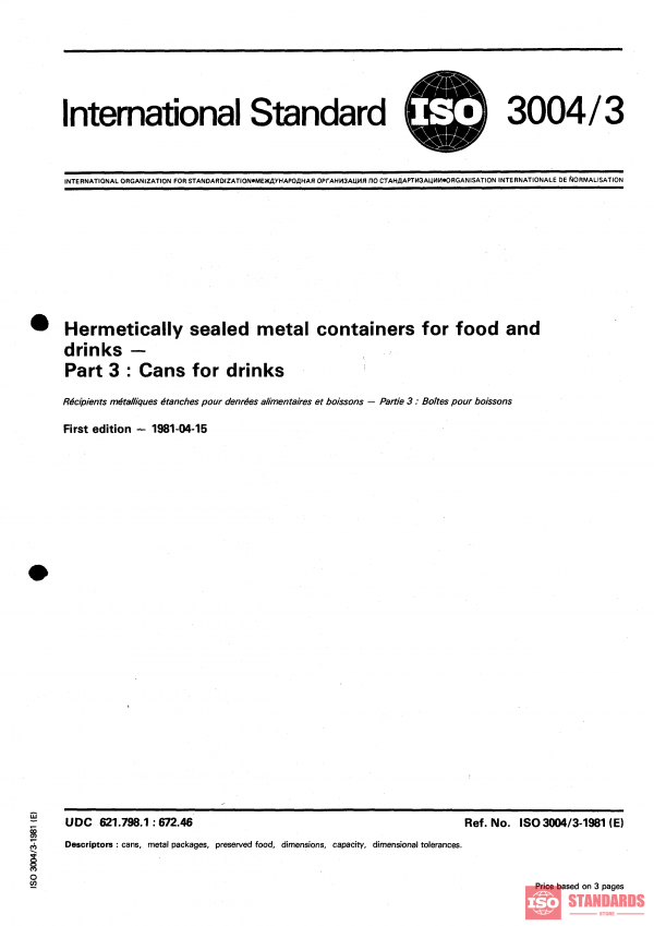 ISO 3004-3:1981 PDF
