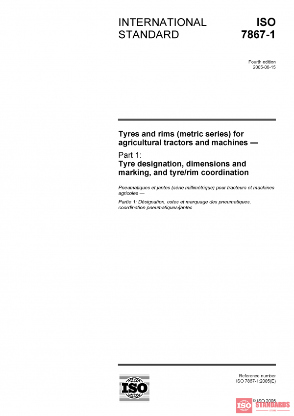 ISO 7867-1:2005 PDF