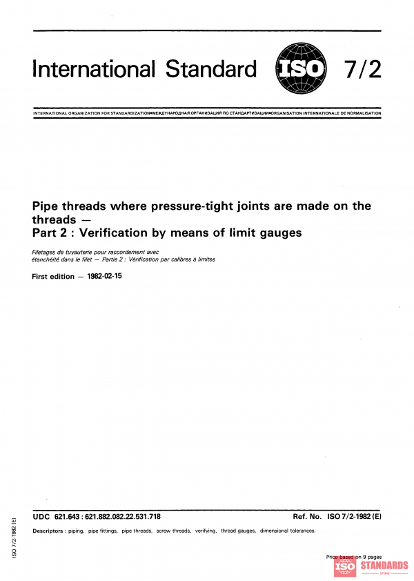 ISO 7-2:1982 PDF