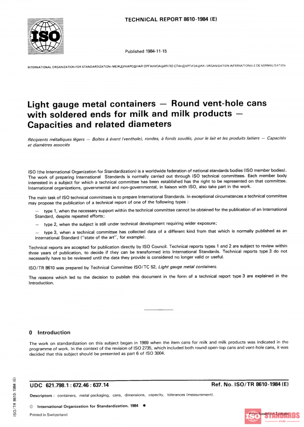 ISO/TR 8610:1984 PDF