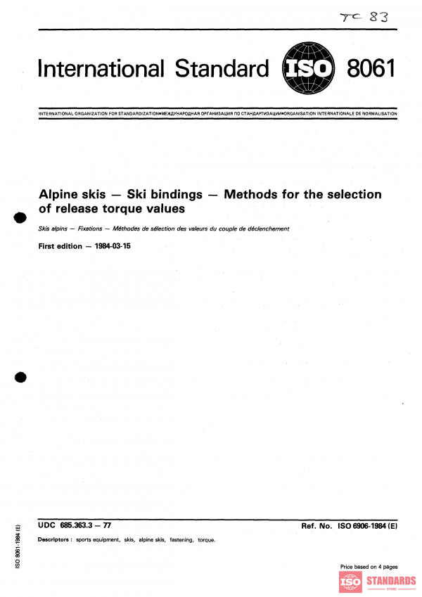 ISO 8061:1984 PDF