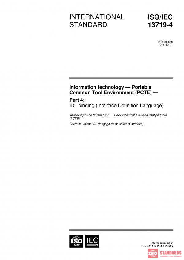 ISO/IEC 13719-4:1998 PDF