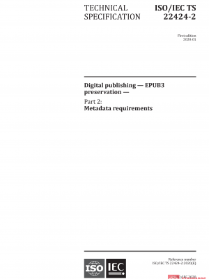 ISO/IEC TS 22424-2:2020 PDF