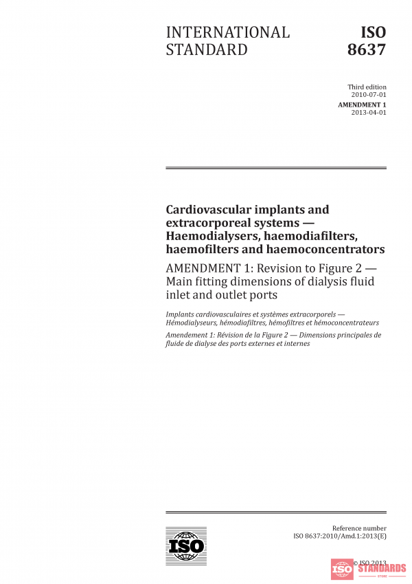 ISO 8637:2010/Amd 1:2013 PDF