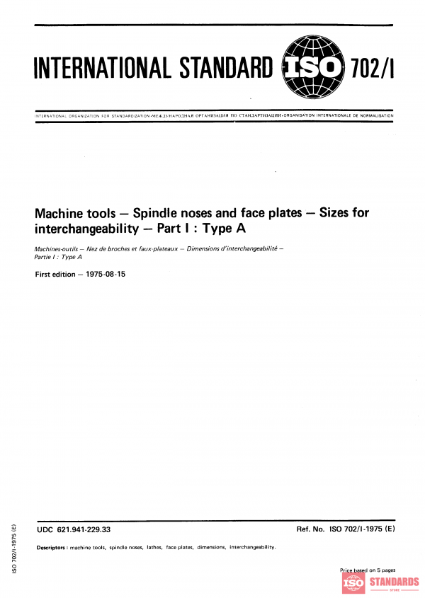 ISO 702-1:1975 PDF