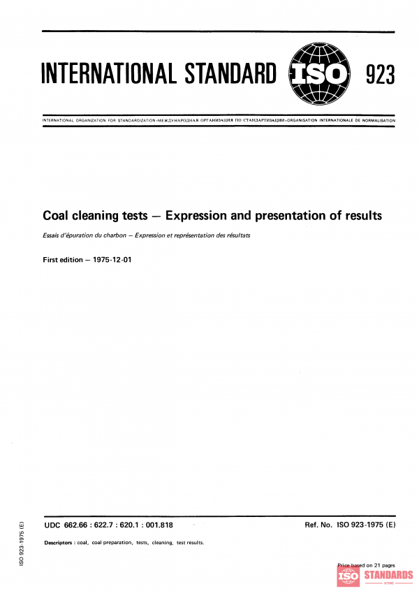 ISO 923:1975 PDF
