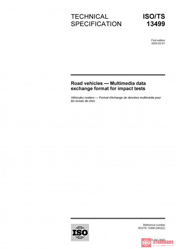 ISO/TS 13499:2003 PDF