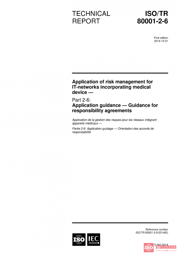 ISO TR 80001-2-6:2014 PDF