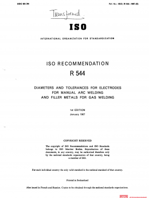 ISO/R 544:1967 PDF