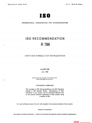 ISO/R 786:1968 PDF