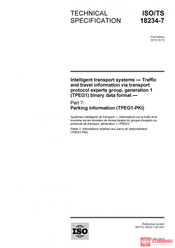 ISO/TS 18234-7:2013 PDF