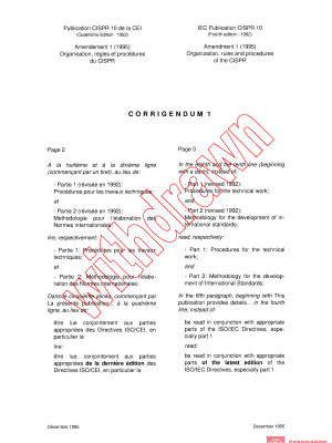 CISPR 10:1992/AMD1:1995/COR1:1995 PDF