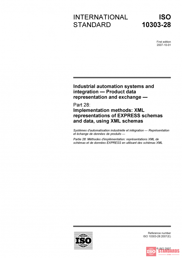 ISO 10303-28:2007 PDF