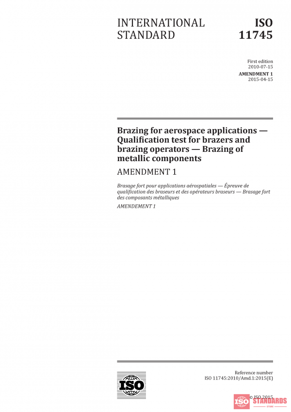 ISO 11745:2010/Amd 1:2015 PDF