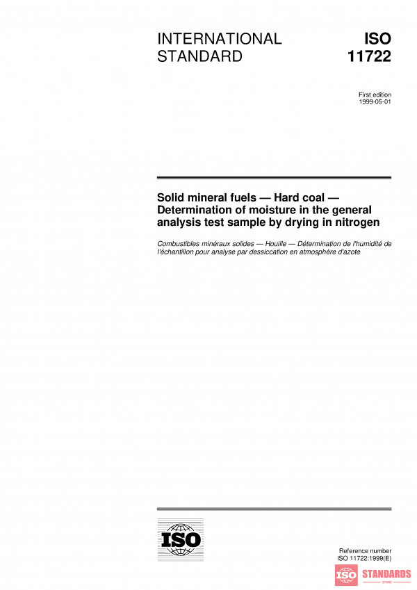 ISO 11722:1999 PDF