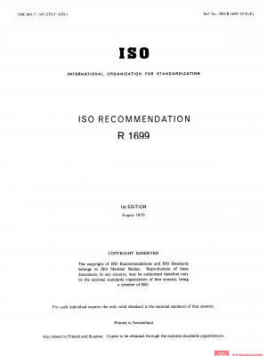 ISO/R 1699:1970 PDF