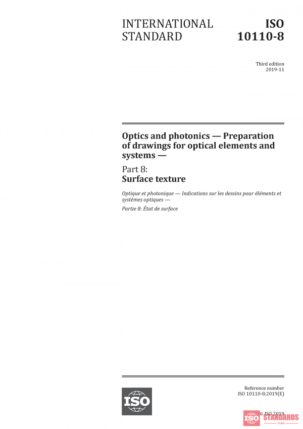 ISO 10110-8:2019 PDF